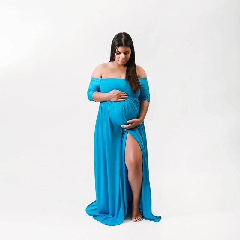 Trudničke haljine za fotografiranje Slatka odjeća mama i ja Ženske haljine za tuširanje za bebe Ženske haljine za trudnice 2022.