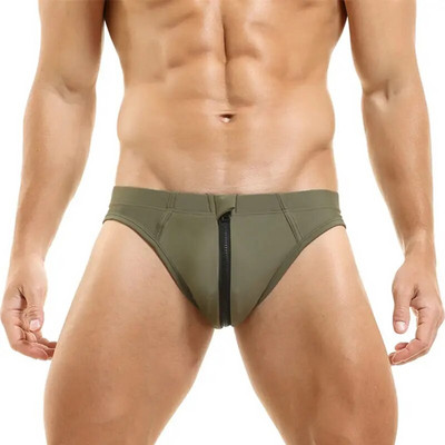 Ees avatud tõmblukuga püksid Meeste ujumisbikiinid ujumisriided Seksikad ujumispüksid meestele ujumistrikoo Desmiit ujumiskostüüm Rannapüksid Tanga