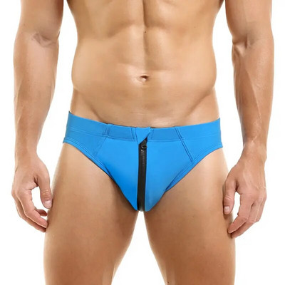 Ees avatud tõmblukuga püksid Meeste ujumisbikiinid ujumisriided Seksikad ujumispüksid meestele ujumistrikoo Desmiit ujumiskostüüm Rannapüksid Tanga