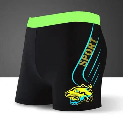 Férfi úszónadrágok 2023 divatos, széles karimájú Hot Spring férfi fürdőruha, gyorsan száradó nagyméretű boxer úszónadrág rövidnadrág