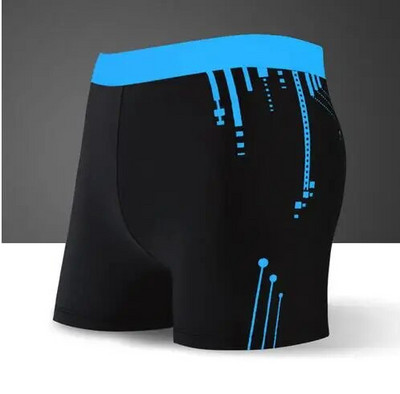 Férfi úszónadrágok 2023 divatos, széles karimájú Hot Spring férfi fürdőruha, gyorsan száradó nagyméretű boxer úszónadrág rövidnadrág