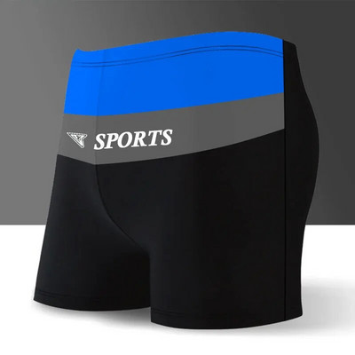 Férfi úszónadrágok 2023 divatos, széles karimájú Hot Spring férfi fürdőruha, gyorsan száradó nagyméretű boxer úszónadrág rövidnadrág