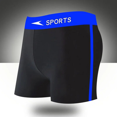Férfi úszónadrágok 2023 divatos, széles karimájú Hot Spring férfi fürdőruha, gyorsan száradó nagyméretű boxer úszónadrág rövidnadrág