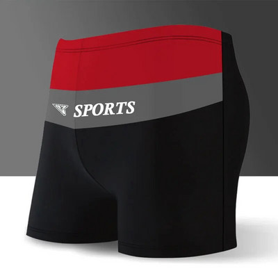 Férfi úszónadrágok 2023 divatos, széles karimájú Hot Spring férfi fürdőruha, gyorsan száradó nagyméretű boxer úszónadrág rövidnadrág