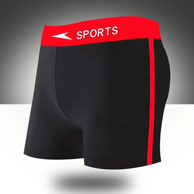 Férfi úszónadrágok 2023 divatos, széles karimájú Hot Spring férfi fürdőruha, gyorsan száradó nagyméretű boxer úszónadrág rövidnadrág