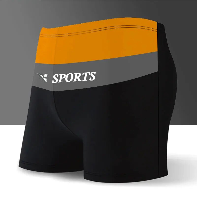 Férfi úszónadrágok 2023 divatos, széles karimájú Hot Spring férfi fürdőruha, gyorsan száradó nagyméretű boxer úszónadrág rövidnadrág