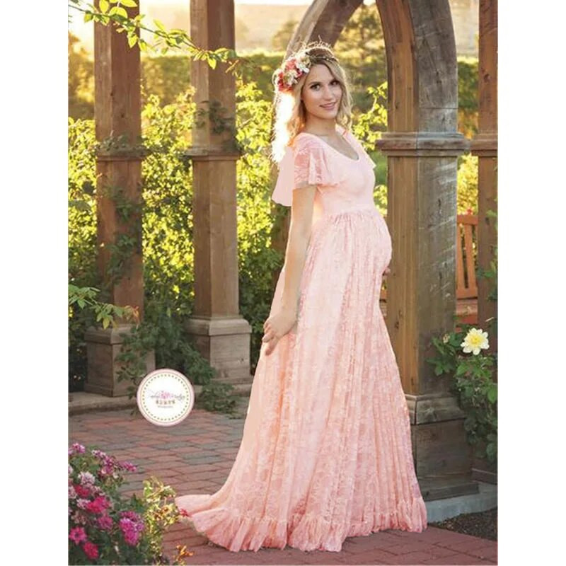 Trudnička haljina za fotografiranje Maxi haljina za trudničke haljine za fotografiranje Čipkana odjeća za trudnice Haljine Vestidos za snimanje