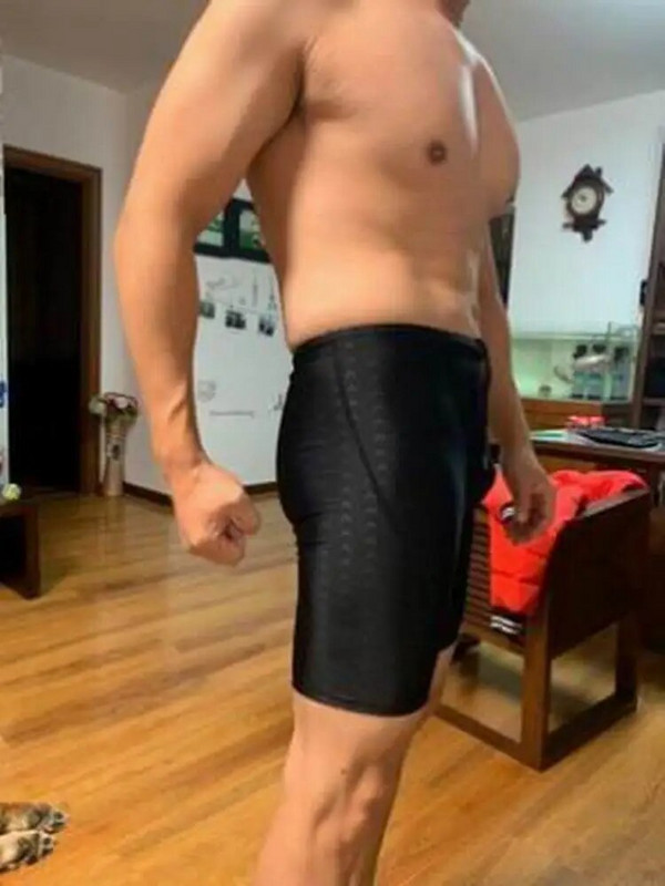 Vodoodbojni kupaći kostimi za muškarce na plaži, bazenu, pete kupaće gaće, uzorak kože morskog psa, prozračne kratke hlače za sportsko vježbanje L-4XL