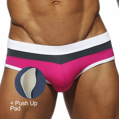 Novi Push Up kupaći kostimi Muški vodootporni Muški kupaći kostimi Pachwork Muške kupaće gaće Muški kupaći kostim Kratke hlače za plažu Kupaći kostimi