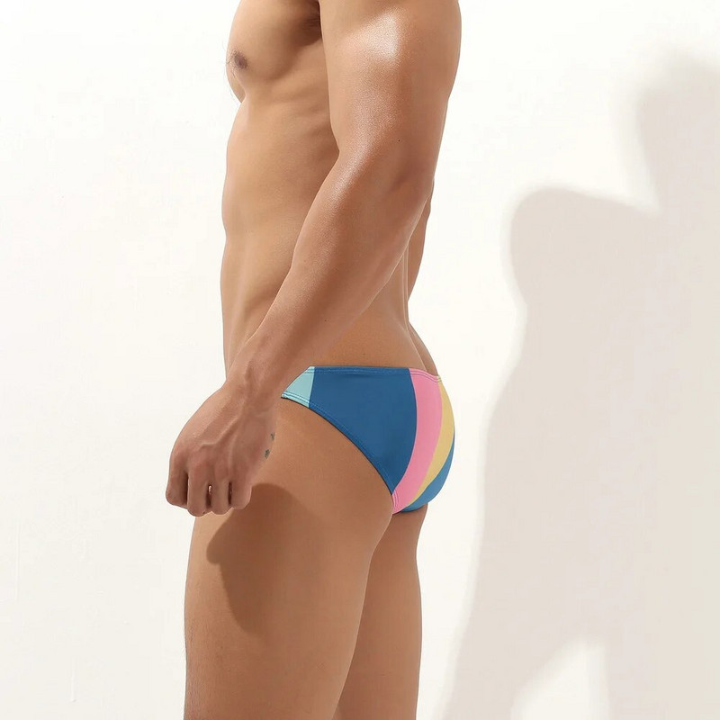 Seksi muški kupaći kostimi s četvrtastim nogicama za surfanje, muški kupaći kostimi, kupaće gaće, muške modne kratke hlače za plažu