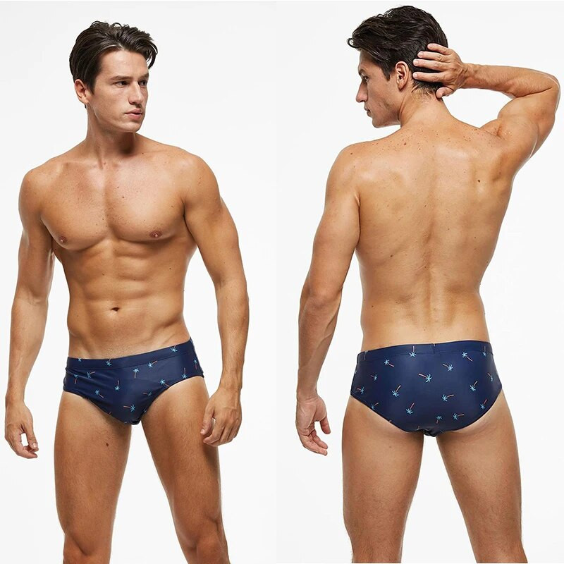 WS21 új nyári férfi úszó strand rövidnadrág szexi alacsony derekú szűk férfi fürdőruha szörf bikini fürdőnadrág rövidnadrág férfi fürdőruha