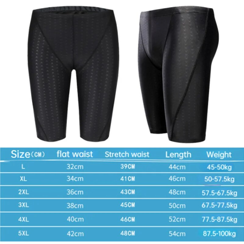 Férfi úszónadrág vízálló verseny úszófelszerelés úszósapkával Fürdőruha félnadrág férfi nyári nadrágok úszósapka nadrág