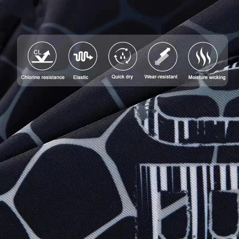 Liela izmēra vīriešu peldkostīmi pusaudžu peldšorti Piejūras pludmales apģērbi Spa karstavota sērfošanas peldkostīmi bokseris