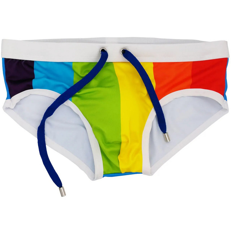  kupaći kostimi Muške Push Up Rainbow gaćice za kupanje Gaće Muško seksi donje rublje Kupaći kostimi Kupaće gaće Suring Bikini kratke hlače za plažu
