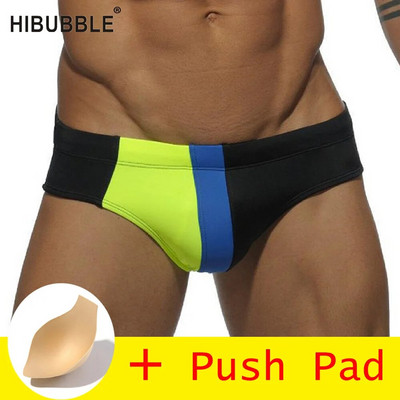 HIBUBBLE Hot Sale Novi kupaći kostimi Muške kratke hlače za plažu s niskim strukom kupaći kostimi Seksi gaćice za surfanje Vodootporne muške kupaće gaće