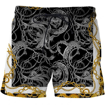 3D печат Beach Board Shorts Swimping Pants Мъжки Running Sports Surfing шорти Луксозни мъжки момчета Детски бански костюми Swim Streetwear