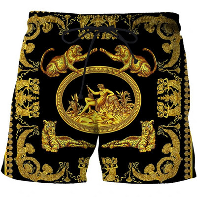 3D ispis Kratke hlače za plažu Plivačke hlače Muške sportske hlače za trčanje Surfanje Luksuzni muški Dječaci Dječji kupaći kostimi Ulična odjeća za plivanje