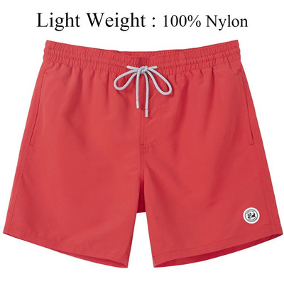 SURFCUZ Muške kratke hlače za kupanje s mrežastom podstavom Brzosušeće kratke hlače za plažu za muškarce Kupaći kostimi Kupaći kostimi Muške čvrste kupaće gaće