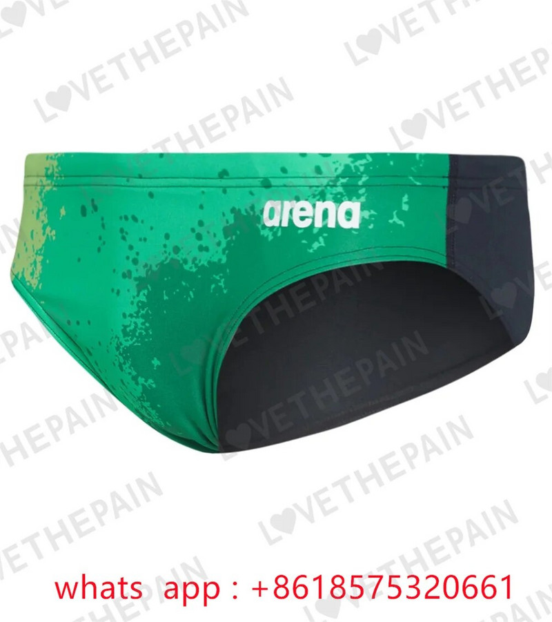 Vīriešu Spraypaint Maxlife Brief Peldkostīms Konkursa Trīsstūris Peldkostīms Pludmales Šorti Peldbikses Peldbikses Jammer Peldkostīms