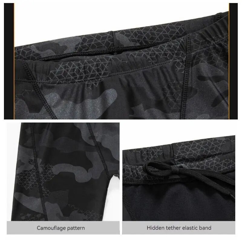 Muški Tinejdžeri Brzosušeći komplet od 2 komada Kupaći kostim Kupaći kostim za bazen Kupaći kostim Muški bokser za plažu Kupaći kratki kostim s kapom/šeširom