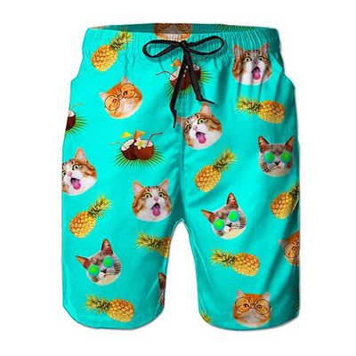 Kratke hlače za plažu Kupaći kostim Tropsko ljeto 2023. Ležerne muške kupaće hlače 3D Print Board Shorts Cool Ice Shorts ropa hombre hlače