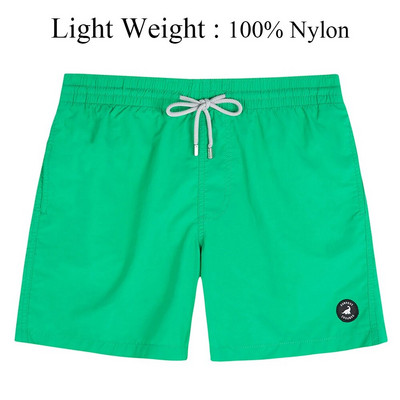 SURFCUZ Muške jednobojne kratke hlače za plivanje koje se brzo suše, kratke hlače za plažu s džepovima i mrežastom podstavom, muške ljetne kupaće gaće za surfanje