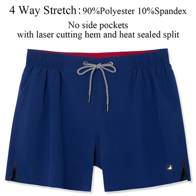 SURFCUZ Muške jednobojne kratke hlače za plivanje koje se brzo suše, kratke hlače za plažu s džepovima i mrežastom podstavom, muške ljetne kupaće gaće za surfanje