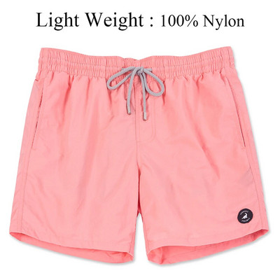 SURFCUZ Muške jednobojne kratke hlače za plivanje koje se brzo suše, kratke hlače za plažu s džepovima i mrežastom podstavom, muške ljetne kupaće gaće za surfanje