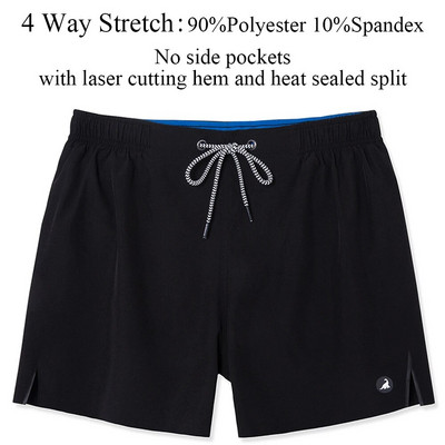 SURFCUZ Muške jednobojne kratke hlače za plivanje koje se brzo suše, kratke hlače za plažu s džepovima i mrežastom podstavom, muške ljetne kupaće gaće za surfanje