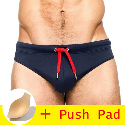 Seksi kupaći kostimi, muške gaćice s podloškom za guranje, kupaći kostim veće veličine, vodootporne kupaće gaće za kupanje, kratke kupaće hlače Sunga badpak 2019 novo