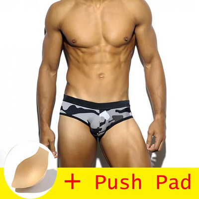 Seksi kupaći kostimi, muške gaćice s podloškom za guranje, kupaći kostim veće veličine, vodootporne kupaće gaće za kupanje, kratke kupaće hlače Sunga badpak 2019 novo