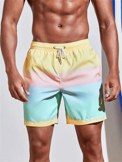 Kratke hlače Kupaće hlače za muškarce Ljeto Novo 3D ispisano Brzosušeće kratke hlače za kupanje Muška odjeća Ulična odjeća