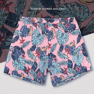 Vīriešu pusaudžu peldkostīmu komplekts ar apdruku, ātri nožūstoši peldšorti, boksercepure, cepure Beach Seaside, peldkostīmi, peldkostīmi ar spiedpogu