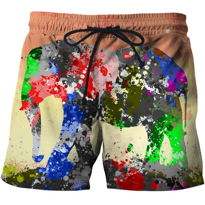 Férfi/női horgászat Beach shorts HD trópusi halak 3D nyomtatott úszósport nadrág szörf rövidnadrág férfi edzőterem szörfdeszka fürdőruha