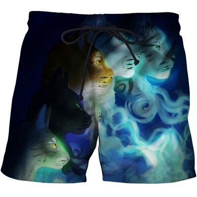 Férfi/női horgászat Beach shorts HD trópusi halak 3D nyomtatott úszósport nadrág szörf rövidnadrág férfi edzőterem szörfdeszka fürdőruha
