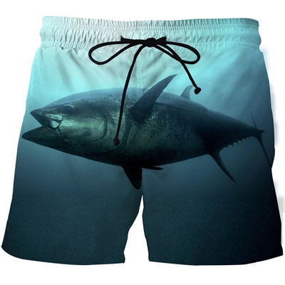 Férfi/női horgászat Beach shorts HD trópusi halak 3D nyomtatott úszósport nadrág szörf rövidnadrág férfi edzőterem szörfdeszka fürdőruha