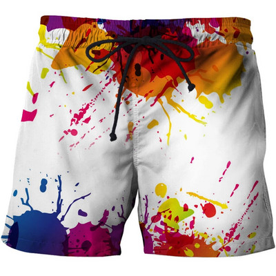 Férfi/női horgászat Beach shorts HD trópusi halak 3D nyomtatott úszósport nadrág szörf rövidnadrág férfi edzőterem szörfdeszka fürdőruha