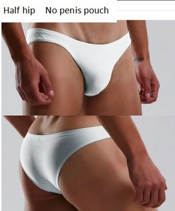 WG52 2022 jauni seksīgi, balti, pieguļoši zema jostasvietas vīriešu peldkostīmi puspaka gurnu bikini, karsti  vīriešu siksnu peldkostīmi peldbiksītes