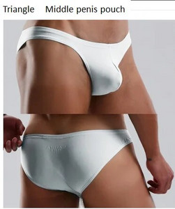 WG52 2022 jauni seksīgi, balti, pieguļoši zema jostasvietas vīriešu peldkostīmi puspaka gurnu bikini, karsti  vīriešu siksnu peldkostīmi peldbiksītes