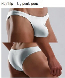 WG52 2022 jauni seksīgi, balti, pieguļoši zema jostasvietas vīriešu peldkostīmi puspaka gurnu bikini, karsti  vīriešu siksnu peldkostīmi peldbiksītes