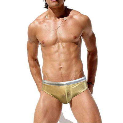 WY33 seksi zlatno srebrni uski muški kupaći kostimi za ljeto 2022. muškarci za kupanje kratke hlače za plažu surfanje bikiniji kupaće gaćice kupaći kostim