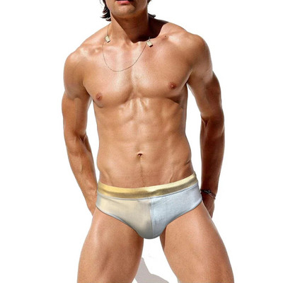 WY33 seksi zlatno srebrni uski muški kupaći kostimi za ljeto 2022. muškarci za kupanje kratke hlače za plažu surfanje bikiniji kupaće gaćice kupaći kostim