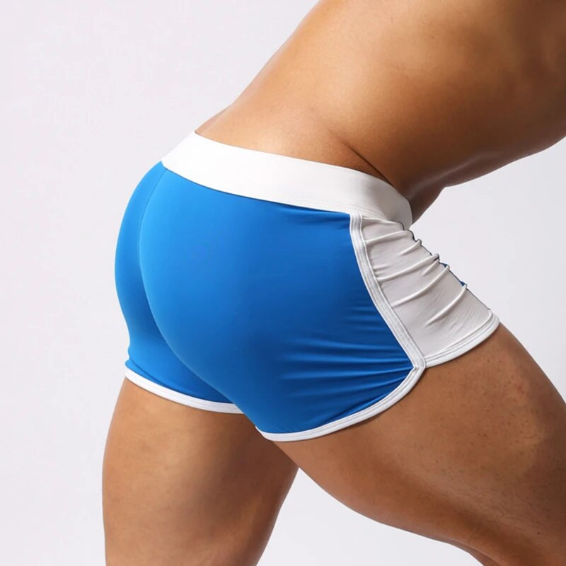 Brave Person Muške sportske kratke hlače za kupanje za plažu Najlonske elastične tanke hlače za trčanje Trenirke za fitness Kratke hlače za kućnu teretanu Muške kratke hlače za dasku