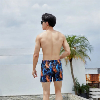 Големи шорти Плажни панталони Плувни гащи за възрастни Мъжки бански гащета с дигитален печат Голям плосък ъгъл за предотвратяване на неудобство