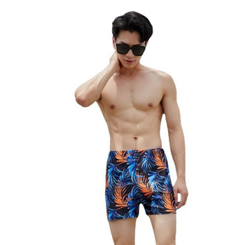 Големи шорти Плажни панталони Плувни гащи за възрастни Мъжки бански гащета с дигитален печат Голям плосък ъгъл за предотвратяване на неудобство