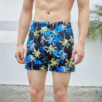 Dideli šortai Paplūdimio kelnės suaugusiems Maudymosi kelnaitės Vyriškos skaitmeninės spausdintos maudymosi lagaminai Didelis plokščias kampas, kad būtų išvengta gėdos