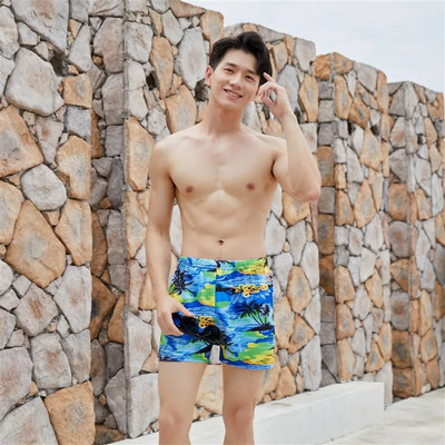 Dideli šortai Paplūdimio kelnės suaugusiems Maudymosi kelnaitės Vyriškos skaitmeninės spausdintos maudymosi lagaminai Didelis plokščias kampas, kad būtų išvengta gėdos