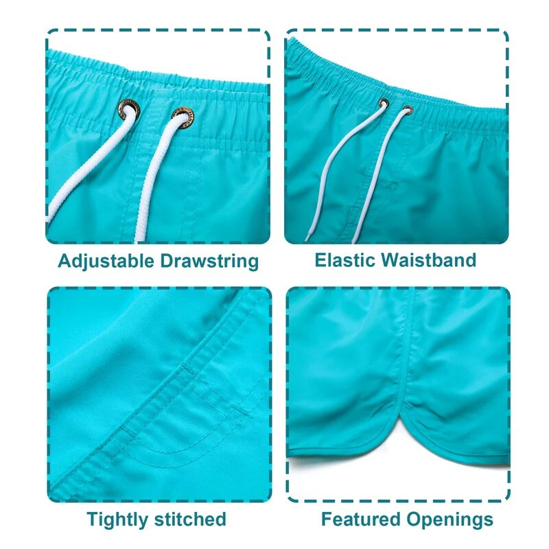 Muške kratke hlače za plažu, kratke hlače za trčanje u teretani, modne brzosušeće hlače za plivanje, kratke hlače za ležerno kretanje, surfanje