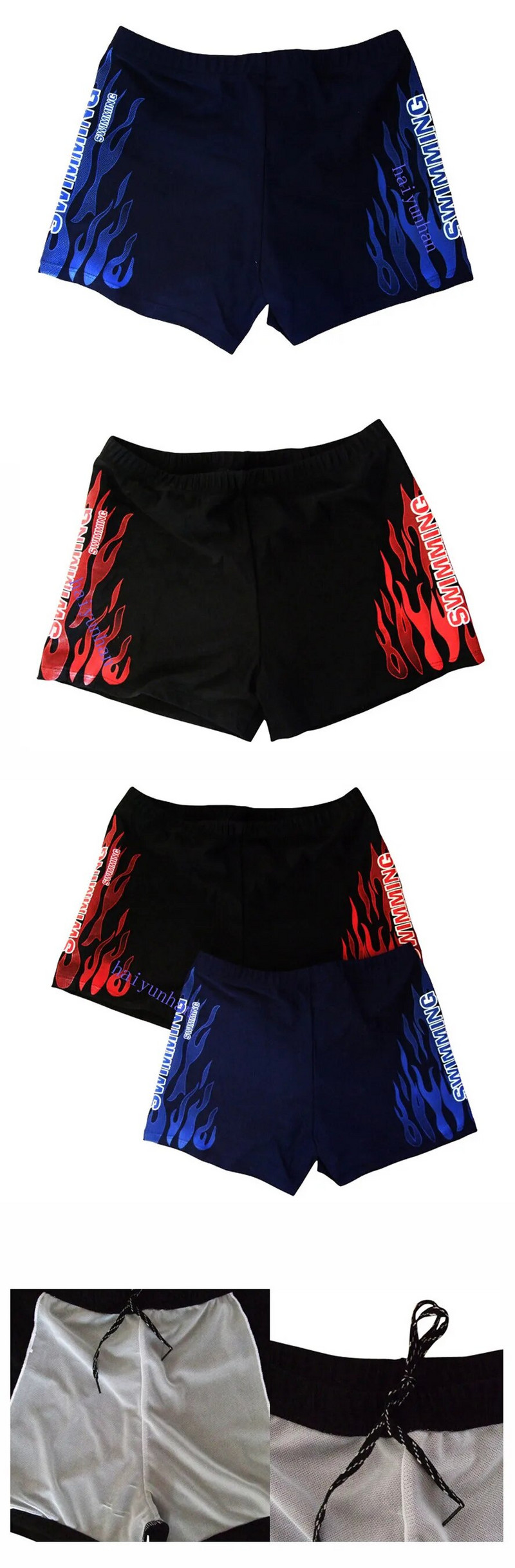 Greitai džiūstančios vyrų maudymosi kelnaitės plaukimo kelnaitės Maudymosi bokseriai Vyriški maudymosi kostiumėliai Vyriški maudymosi kelnaitės plaukimo vyrams