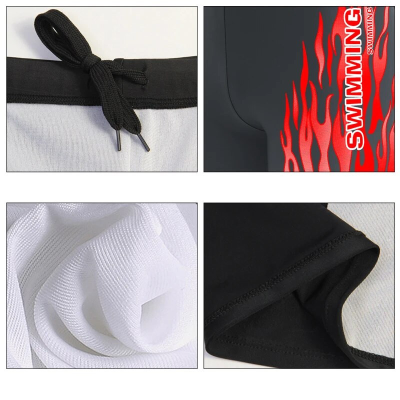 Vīriešu elastīgie peldbikses Peldkostīmi Pludmales Peldēšana Sporta Īsi Biksītes Sērfings Vasaras Peldkostīms Bokseršorti Peldkostīms